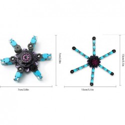 Fidget Spinner Deformable Decompression Toy 4 Pack Funny Transformable Fingertip Spin High-Speed Rotating Mechanical Chain Ro...