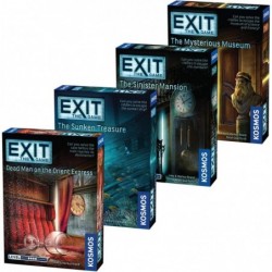 EXIT: The Game 4-Pack Escape Room Bundle | Season 3 | Dead Man on The Orient Express | Sinister Mansion | Sunken Treasure | M...