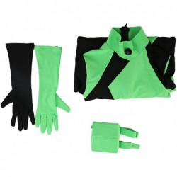 Girl's Shego Super Villain Cosplay Costume Kids Bodysuit Jumpsuit with Gloves $59.18 Kids' Costumes