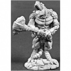 Miniatures Lizardman Tyrant 02404 Dark Heaven Legends Unpainted Metal $18.23 Miniature Novelty Toys