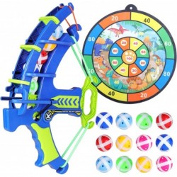 Bow and Dart Board Toy for Kids with Sticky Balls Indoor/Outdoor Archery Toy Set Party Play Game Set Target Shooting Toys Bir...