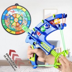 Bow and Dart Board Toy for Kids with Sticky Balls Indoor/Outdoor Archery Toy Set Party Play Game Set Target Shooting Toys Bir...