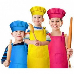 10 Pieces Kids Chef Hat and Apron Set $34.14 Toy Kitchen Products