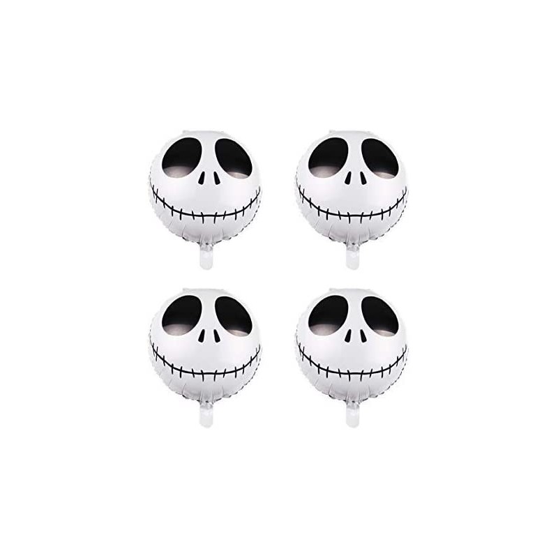 4 Pcs Halloween Skull Balloons - Halloween Party Decorations $18.18 Kids' Party Decorations