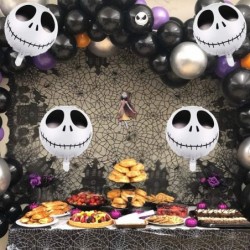 4 Pcs Halloween Skull Balloons - Halloween Party Decorations $18.18 Kids' Party Decorations