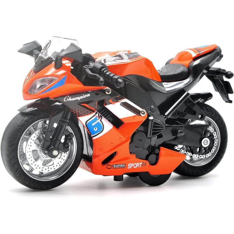 Toy Motorcycles Diecast Motorcycle Toy with Music Lighting Toy Motorcycle for Kids 3-9 Toy Motorcycles for Boys (Orange) $27....