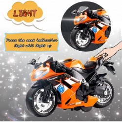 Toy Motorcycles Diecast Motorcycle Toy with Music Lighting Toy Motorcycle for Kids 3-9 Toy Motorcycles for Boys (Orange) $27....