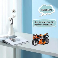 Toy Motorcycles Diecast Motorcycle Toy with Music Lighting Toy Motorcycle for Kids 3-9 Toy Motorcycles for Boys (Orange) $27....