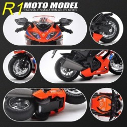 Toy Motorcycles Diecast Motorcycle Toy with Music Lighting Toy Motorcycle for Kids 3-9 Toy Motorcycles for Boys (Orange) $27....