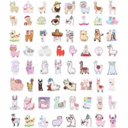 100 Pieces Funny Llama Stickers Cute Animal Alpaca Decals for Boys Girl Teens Llama Theme Laptop Stickers Waterproof Vinyl Bo...