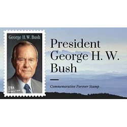 George H.W. Bush Forever Stamps (2 Sheets of 20) $60.04 Collectible Postage Stamps