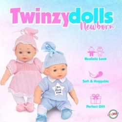 Twin Baby Dolls 9" Twin Babies Realistic Dolls Washable Dolls for Toddlers Preschool Classroom Essential Boy and Girl Dolls. ...