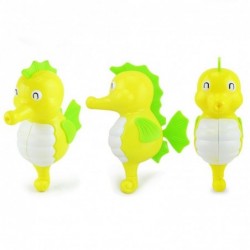 Kids Toys Lovely Cartoon Animal Swimming Hippocampus Wind-up Clockwork Baby Bath Toys Classic Toys for Baby Children Toddlers...