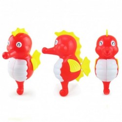 Kids Toys Lovely Cartoon Animal Swimming Hippocampus Wind-up Clockwork Baby Bath Toys Classic Toys for Baby Children Toddlers...