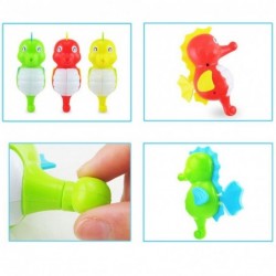 Kids Toys Lovely Cartoon Animal Swimming Hippocampus Wind-up Clockwork Baby Bath Toys Classic Toys for Baby Children Toddlers...