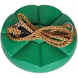 Disk Seat Swing Daisy Disc Monkey Swing Rope Tree Swing (Green) $26.96 Play Sets & Playground Equipment