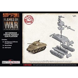 Flames of War: Late War: United States: M4 Sherman (105mm) Assault Gun Platoon (UBX71) $37.36 Game Accessories