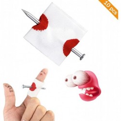 10 Pcs Magic Props Funny Prank Prop Horrific Toys Fake Nail Through Finger Illusions Magic Trick Prank Toys Creative Spoof Fu...