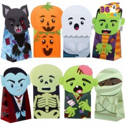 36 Halloween Die-Cut Flip Over Treat & Gift Bags for Halloween Trick or Treat Party Favors Goodie & Candy Bags Supplies $32.9...