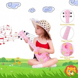 17" Kids Toy Guitar for Girls Boys Mini Toddler Ukulele Guitar with 4 Strings Keep Tones Can Play for 3 4 5 6 7 Year Old Kids...