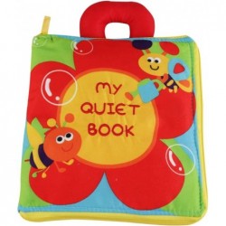 Quiet Book for Toddler Portable Baby Soft Activity Book Non-Toxic Early Learning Basic Life Skill Toy Flower $31.71 Early Dev...