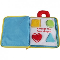 Quiet Book for Toddler Portable Baby Soft Activity Book Non-Toxic Early Learning Basic Life Skill Toy Flower $31.71 Early Dev...