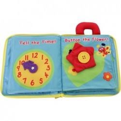 Quiet Book for Toddler Portable Baby Soft Activity Book Non-Toxic Early Learning Basic Life Skill Toy Flower $31.71 Early Dev...