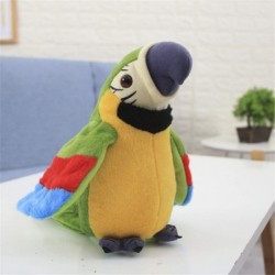 Talking Parrot Bird Interactive Pet Toy Repeats What You Say Interactive Talking Toy Stuffed Plush Animal Decor $30.55 Plush ...