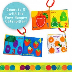 Let's Count Soft Book - World of Eric Carle The Very Hungry Caterpillar Baby Teething Crinkle Book $14.41 Baby Teether Toys