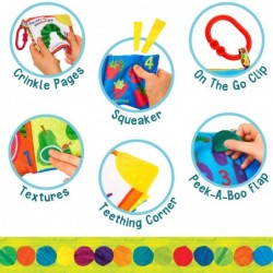 Let's Count Soft Book - World of Eric Carle The Very Hungry Caterpillar Baby Teething Crinkle Book $14.41 Baby Teether Toys