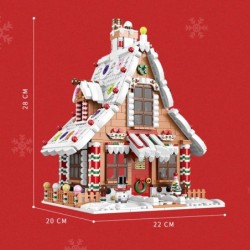 Christmas Gingerbread House kit Building Block Set Toys ​with led Light A Great Holiday Present Idea for Christmas New 2021 (...