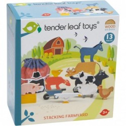 Stacking Farmyard Play Set for Kids - Animal Play Set for Encouraging Logical Thinking Inspire Imaginative Play and Pretend P...