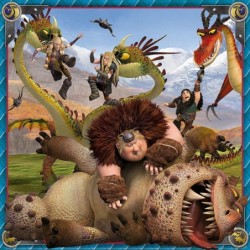 How to Train Your Dragon Jigsaw Puzzle (3 x 49 Piece) $31.29 Jigsaw Puzzles