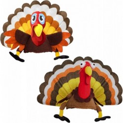 Spooktacular 2 Pack Thanksgiving Turkey Hats Silly Turkey Cap for Thanksgiving Night Event Dress-up Party Role Play Carnival ...