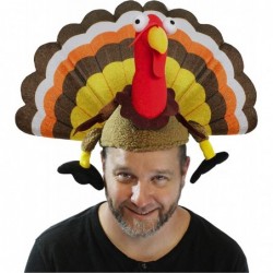 Spooktacular 2 Pack Thanksgiving Turkey Hats Silly Turkey Cap for Thanksgiving Night Event Dress-up Party Role Play Carnival ...