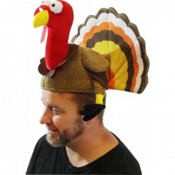 Spooktacular 2 Pack Thanksgiving Turkey Hats Silly Turkey Cap for Thanksgiving Night Event Dress-up Party Role Play Carnival ...