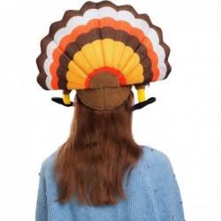 Spooktacular 2 Pack Thanksgiving Turkey Hats Silly Turkey Cap for Thanksgiving Night Event Dress-up Party Role Play Carnival ...