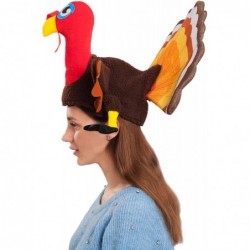 Spooktacular 2 Pack Thanksgiving Turkey Hats Silly Turkey Cap for Thanksgiving Night Event Dress-up Party Role Play Carnival ...