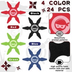 Ninja Foam Star Toys Small Throwing Foam Stars Foam Throwing Toys Ninja Party Favors for Boys Birthday Party Costume Accessor...