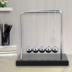 Newtons Cradle Z Type 5 Pendulum Balls Steel Balance Balls Science Physical Stress Relief Toy for Home Office Desk Decorative...