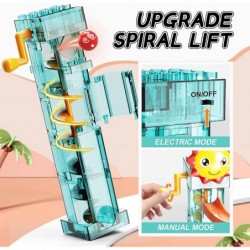 SUMXTCH Marble Run Building Blocks 255pcs Marble Maze with Elevator DIY Toys Marble Track Sets Educational Toys for Kids 4-8 ...