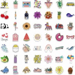 Stickers for Water Bottles 200 Pieces Cute Vinyl Aesthetic Waterproof Stickers Pack for Laptop Computer Phone Skateboard Lugg...