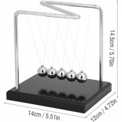 Newtons Cradle Z Type 5 Pendulum Balls Steel Balance Balls Science Physical Stress Relief Toy for Home Office Desk Decorative...