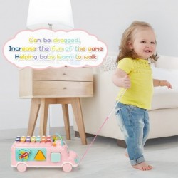 Baby Toy 12-18 Months Music Bus Xylophone for Kids Toy Baby Toys for 1 Year Old Boys and Girls with Building Blocks Musical T...