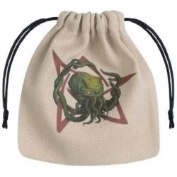 Call of Cthulhu Beige & Multicolor Dice Bag $22.75 Game Accessories