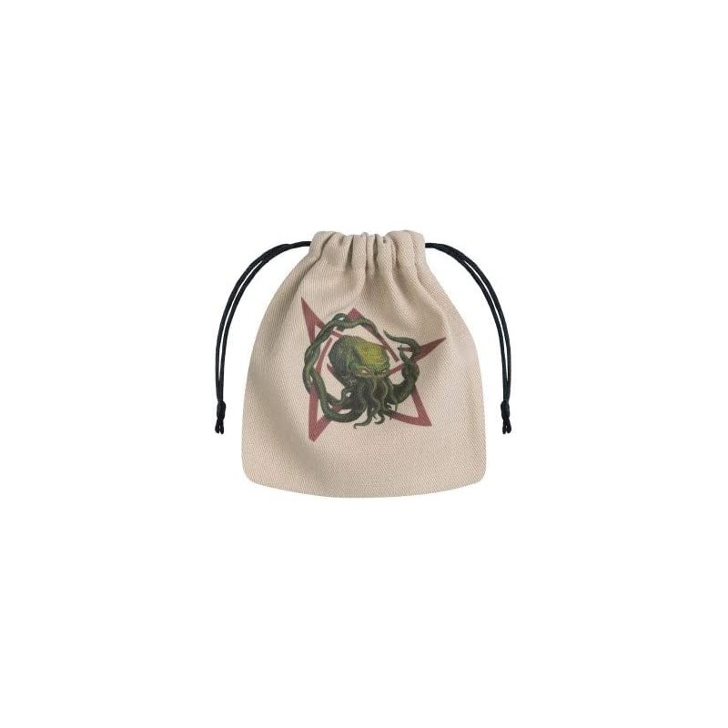 Call of Cthulhu Beige & Multicolor Dice Bag $22.75 Game Accessories