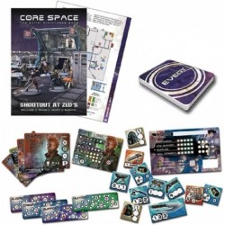 Core Space Shootout at Zed’s Expansion Set - Miniatures - Board Game - Event cards - Modular 3D Terrain - Wargaming BSGCSE001...