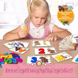 Number Alphabet Flash Cards for Toddlers Montessori Learning Educational Toys Gift for 2 3 4 5 6 Years Old Girls Boys ABC Let...