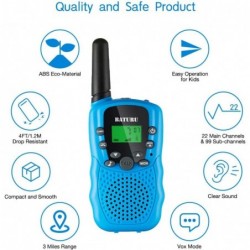 Kids Toys Walkie Talkies for Kids 22 Channels 2 Way Radios Toy with Backlit LCD Flashlight 3-12 Year Old Boys Girls Gifts Toy...