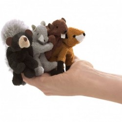 Woodland Animal Finger Puppet Set Multicolor 8" (2769) $40.00 Finger Puppets